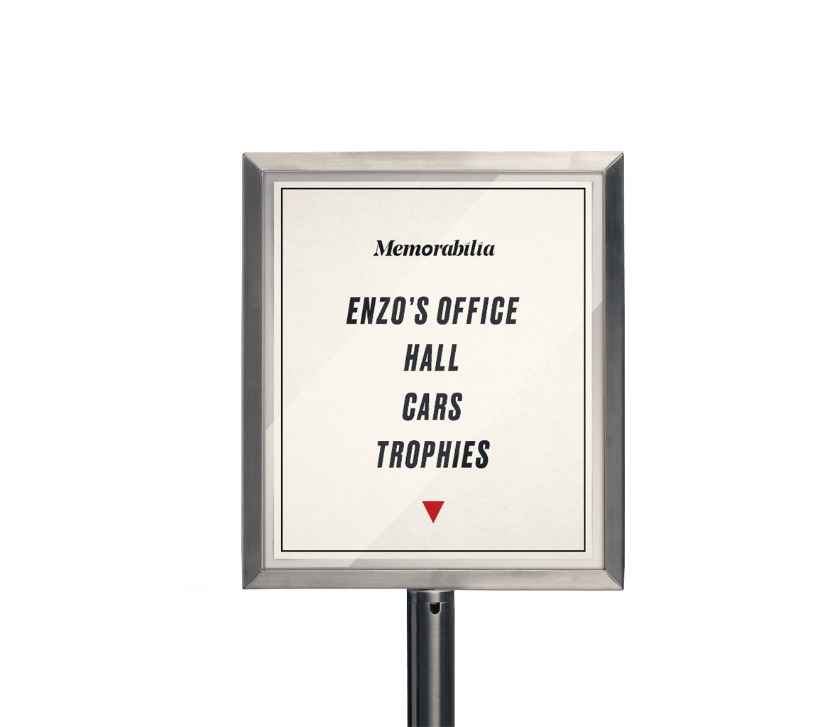 Scuderia Ferrari Memorabilia. The champions' showcase — sign
