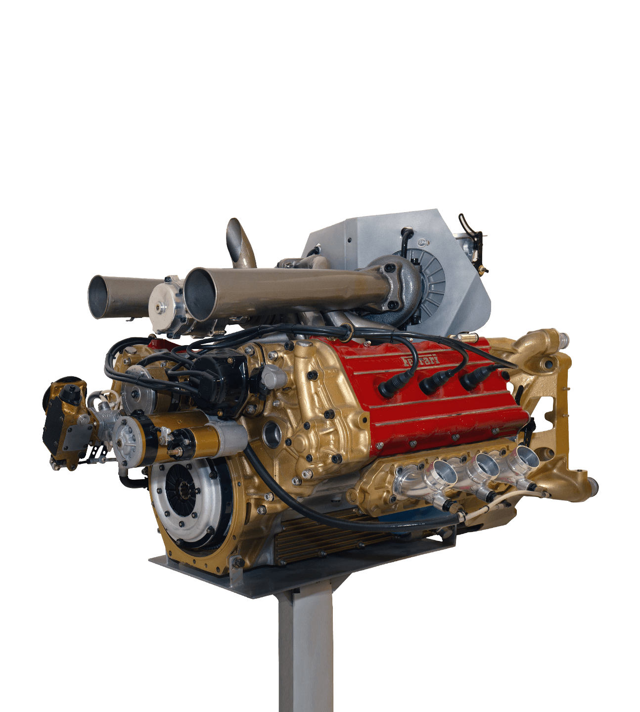 Scuderia Ferrari Memorabilia. Car exhibition room — Engine