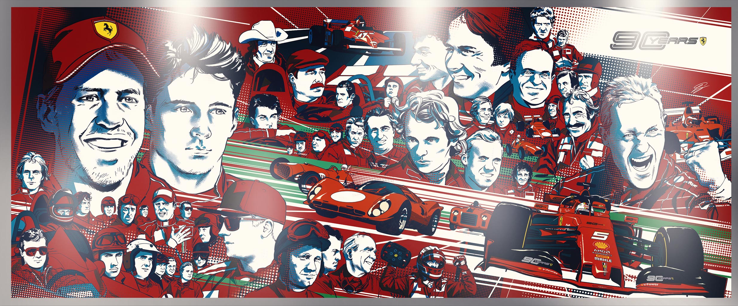 Scuderia Ferrari Memorabilia. The champions' showcase — 90th anniversary