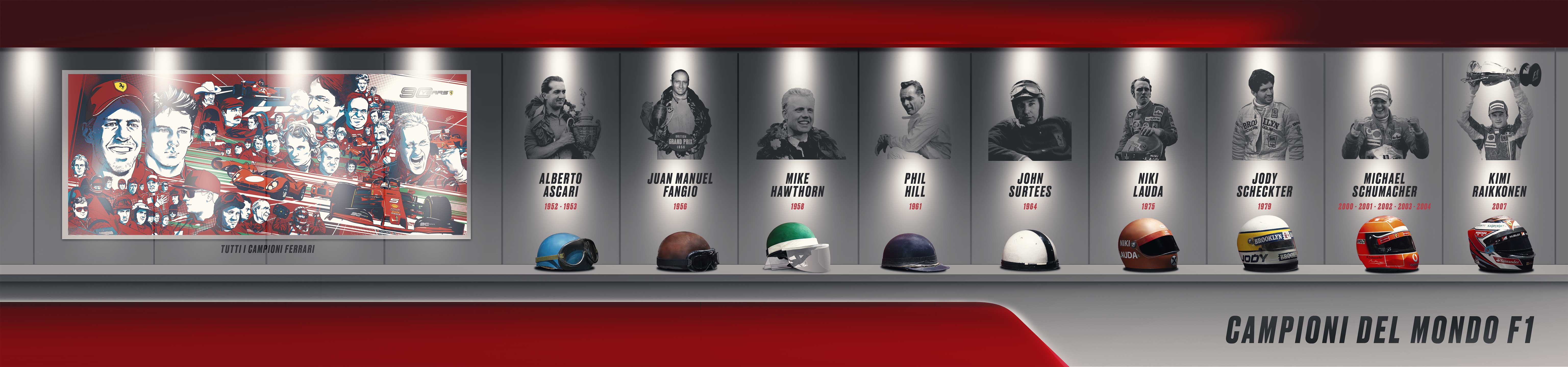 Scuderia Ferrari Memorabilia. The museum — the champions showcase
